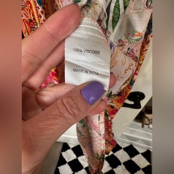 Aratta Floral Multicolor Kimono Goddess Dress - Picture 10 of 16